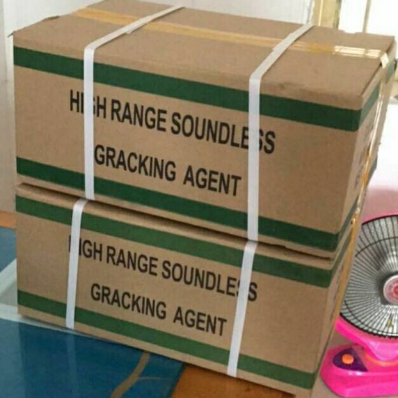 High range soundless cracking agent